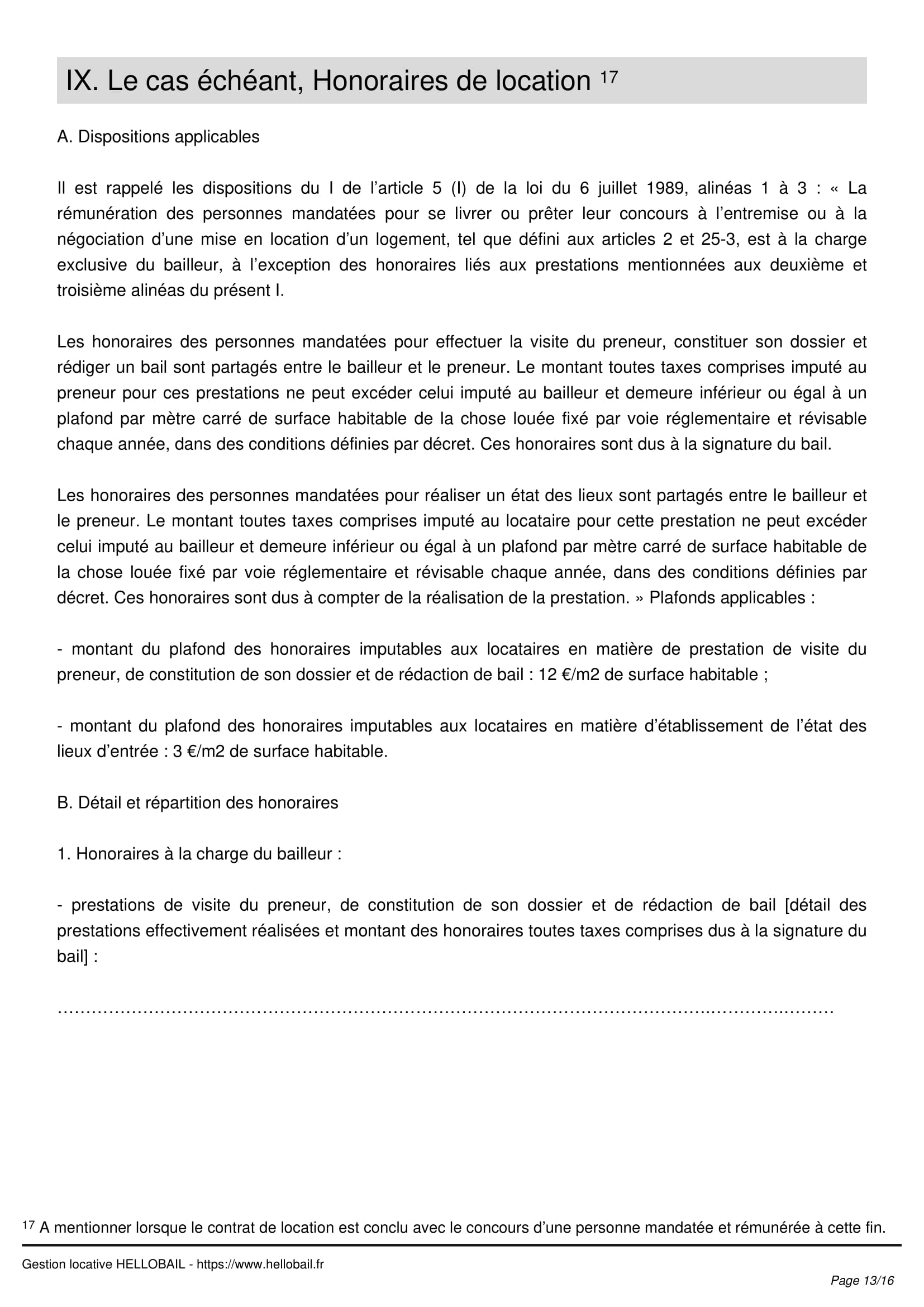 Modèle De Contrat De Location De Terrain Nu Gratuit