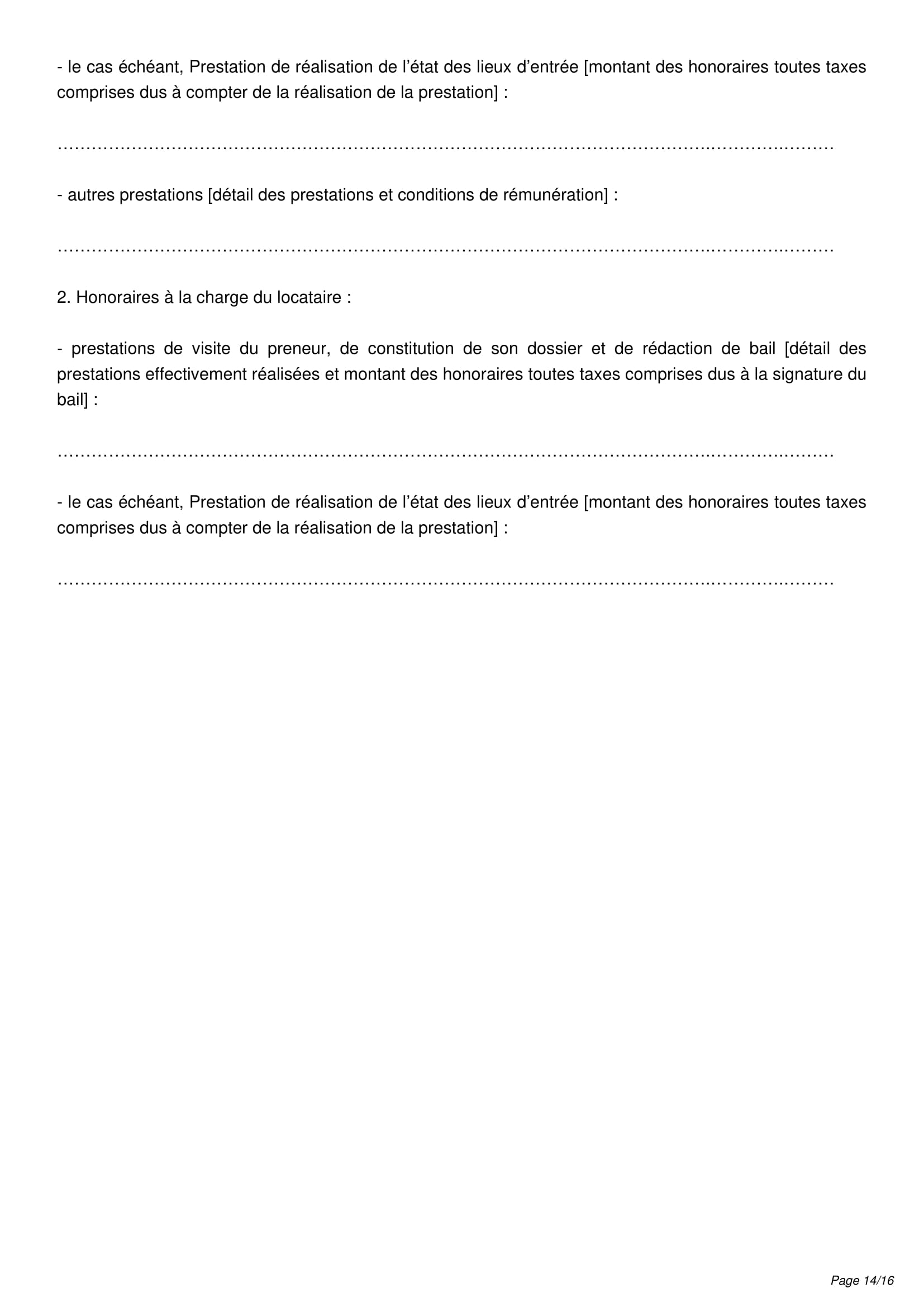 lettre de garant