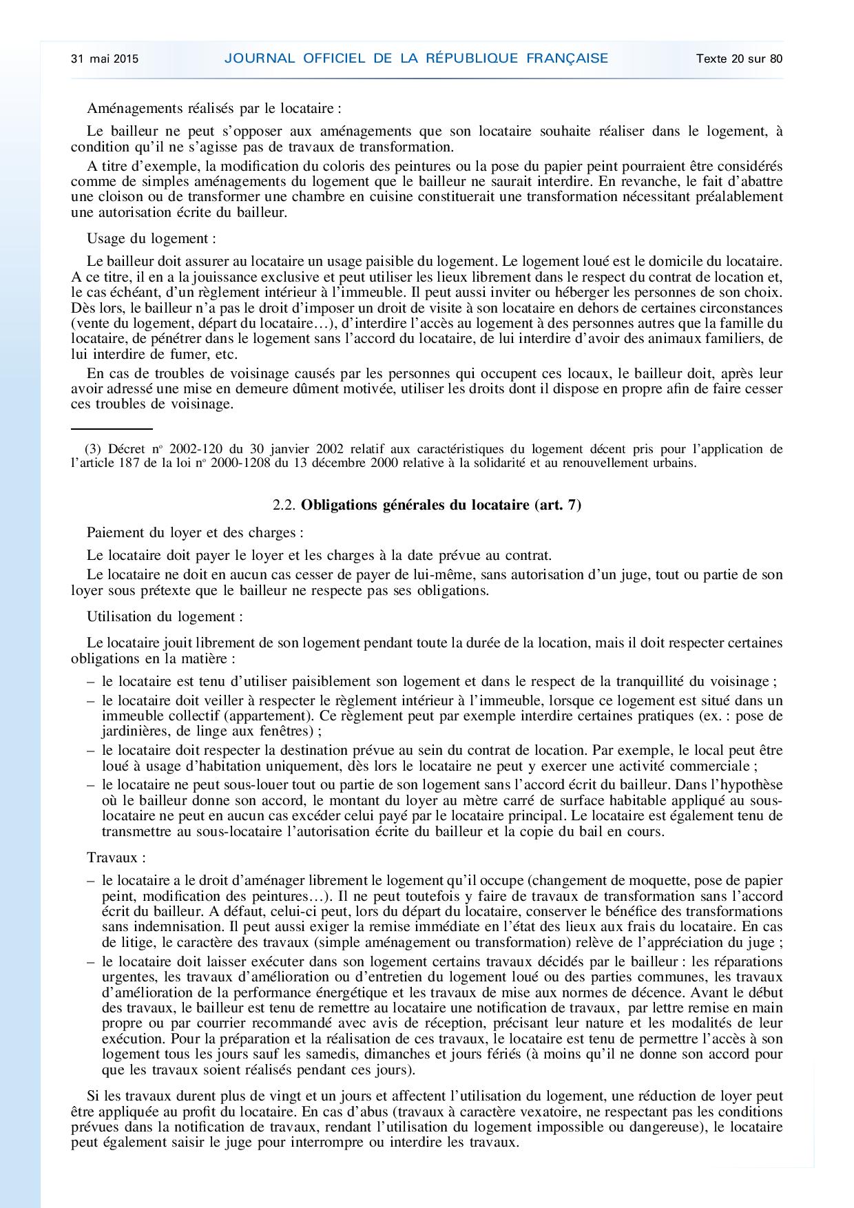 Lettre Non Renouvellement De Bail