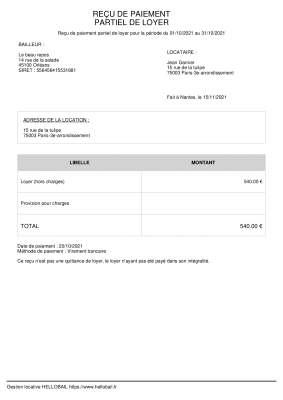 Quittance de loyer : modèle gratuit à télécharger (Mise à jour 2024)